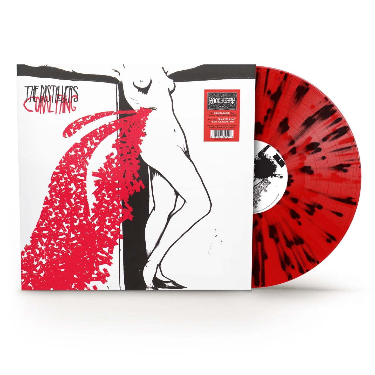 The Distillers- Coral Fang (Rocktober 2025) (1LP Red with Black Splatter Vinyl) - VINYL