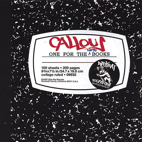 Callous: One for the Notebooks \ CD