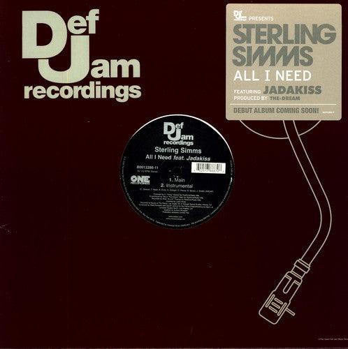 Sterling Simms- All I Need - VINYL
