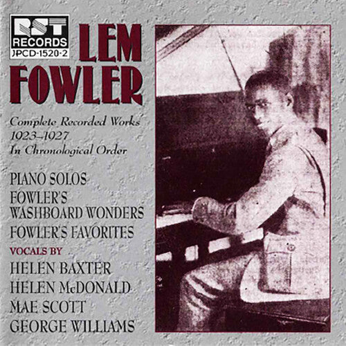 Lem Fowler: Lem Fowler 1923-1927 \ CD