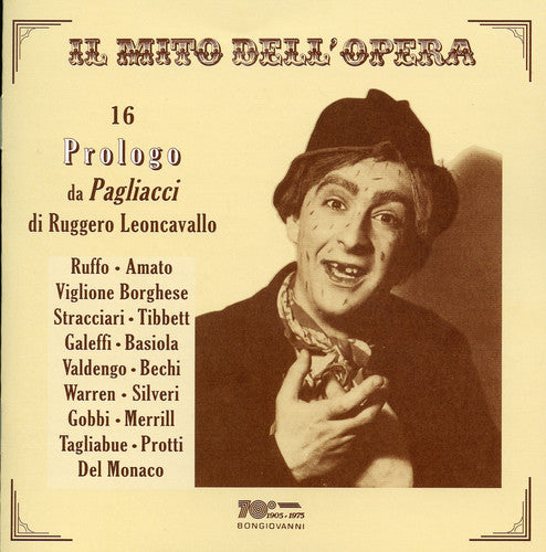 R. Leoncavallo: 16 Prologo Da Pagliacci Di Leoncavallo \ CD