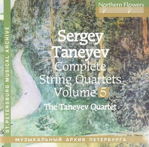 Taneyev String Quartet: Taneyev: Complete String Quartets 5 No. 2 \ CD