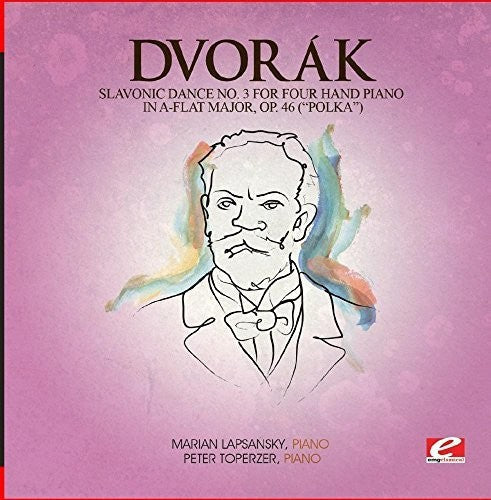 Dvorak: Slavonic Dance 3 Four Hand Piano A-Flat Maj 46 \ CD