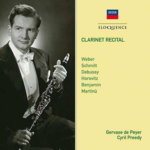 Gervase de Peyer: Clarinet Recital \ CD