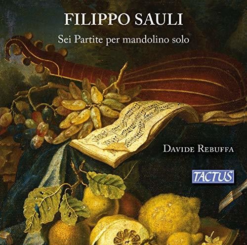 Sauli / Rebuffa: Six Partitas for Solo Mandolin \ CD