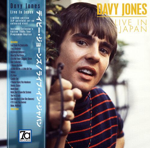 Davy Jones- Live In Japan (Red, White & Blue Vinyl) - VINYL