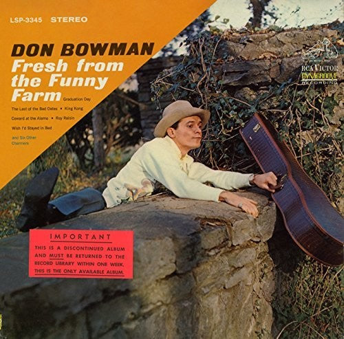 Don Bowman: Fresh From the Funny Farm \ CD