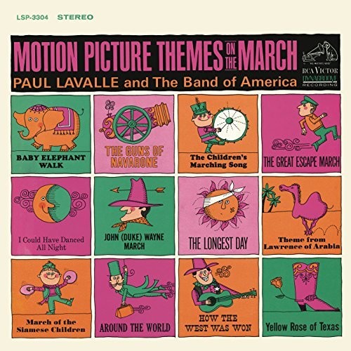 Paul Lavalle: Motion Picture Themes On the March \ CD