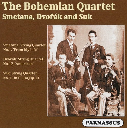 Bohemian String Quartet: The Bohemian String Quartet Plays Smetana Dvorak and Suk \ CD