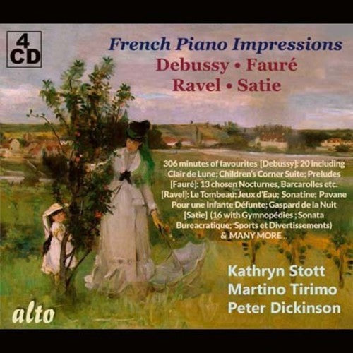 Stott, Kathryn / Tirimo, Martino / Dickinson, Peter: French Piano Impressions / Debussy - Faure - Ravel - Satie \ CD