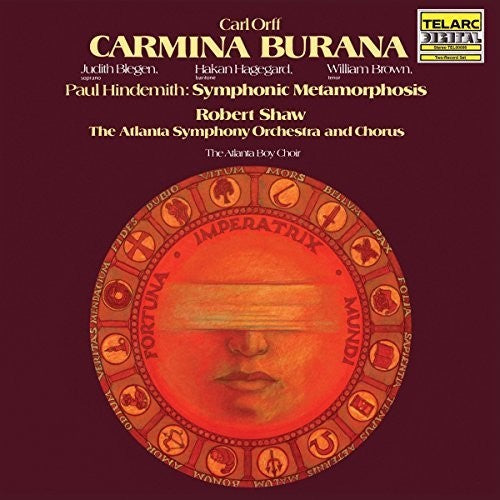 Orff / Shaw, Robert / Atlanta Symphony Orchestra: Carmina Burana \ LP