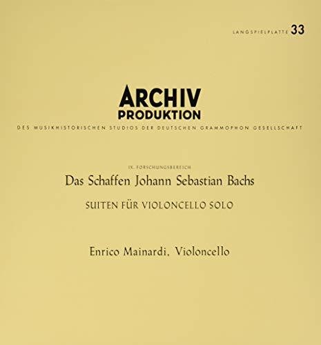 Enrico Mainardi: Bach Suites For Cello Solo \ LP