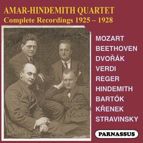 Amar-Hindemith Quartet: Amar-Hindemith Quartet complete recordings 1925-8 \ CD