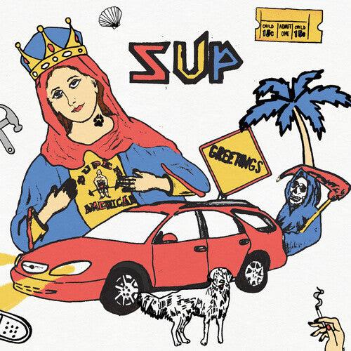 Super American- SUP - Half Red / Half Blue - VINYL