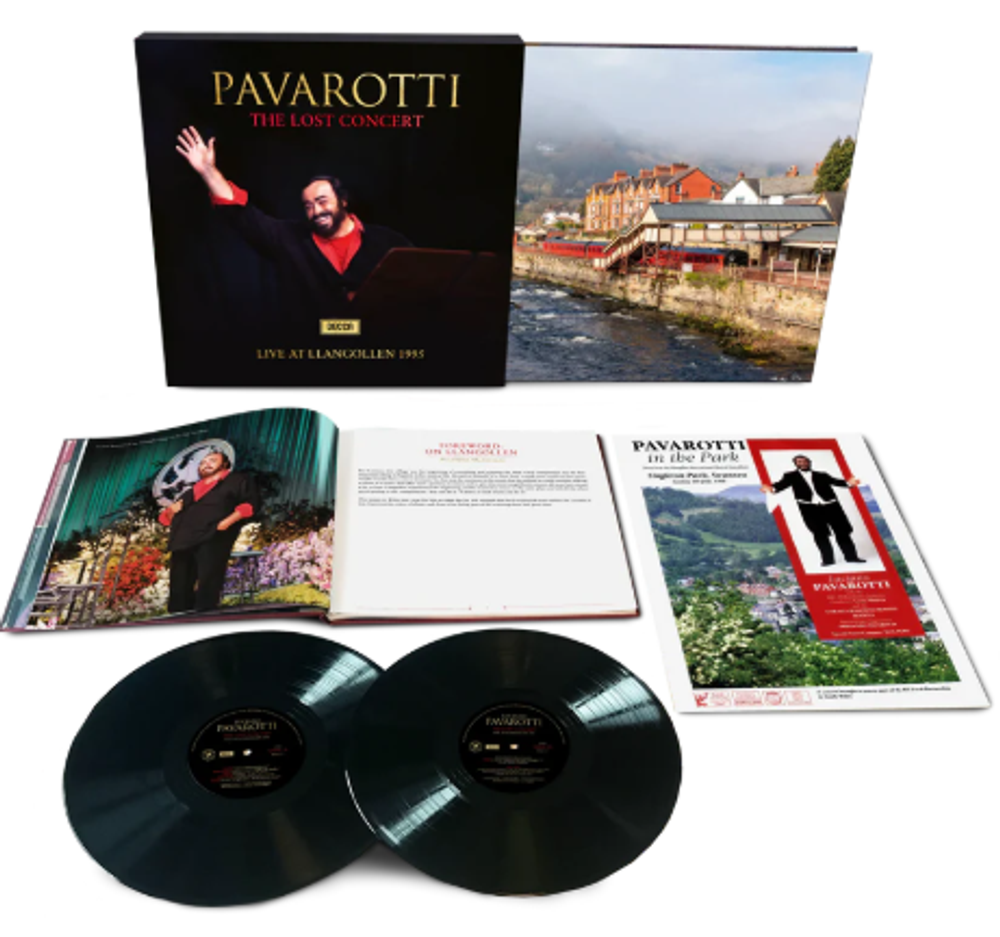 Luciano Pavarotti- Lost Concert: Live At Llangollen 1995 (W/Book) - VINYL