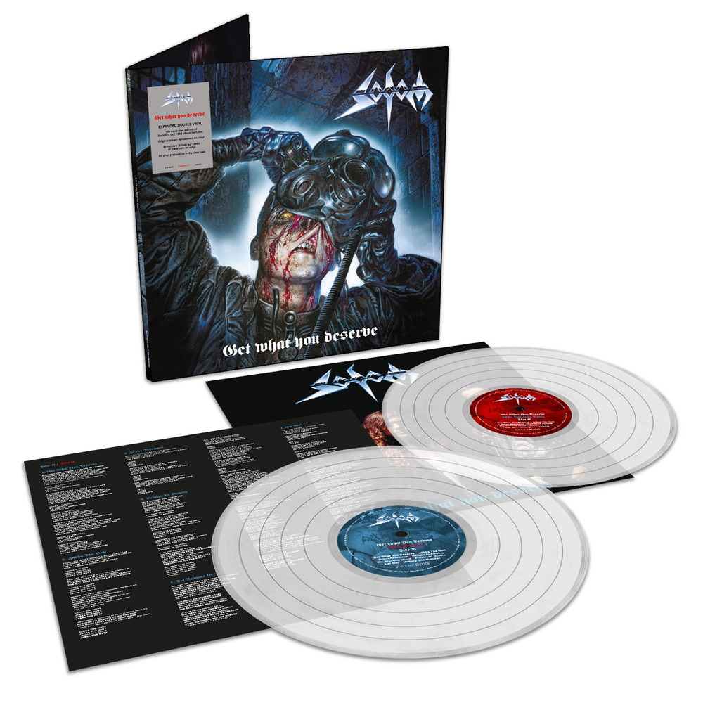 Sodom- Get What You Deserve: Expanded Edition (Milky Clear Vinyl) - VINYL