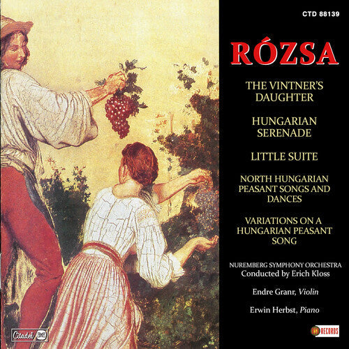 Rozsa: Vintner's Daughter Hungarian Serenade Little Suite North Hungarian Peasant Songs \ CD