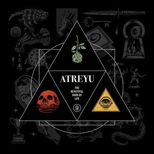 Atreyu- The Beautiful Dark of Life - Red Teal & Yellow Swirl - VINYL