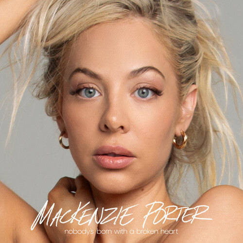 Mackenzie Porter: Nobody's Born with a Broken Heart - Smokey Grey/Blue & White \ LP