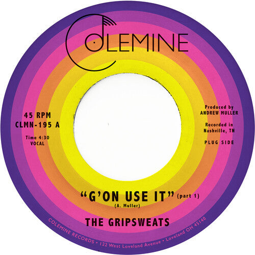 Gripsweats: G'on Use It - 7-INCH SINGLE