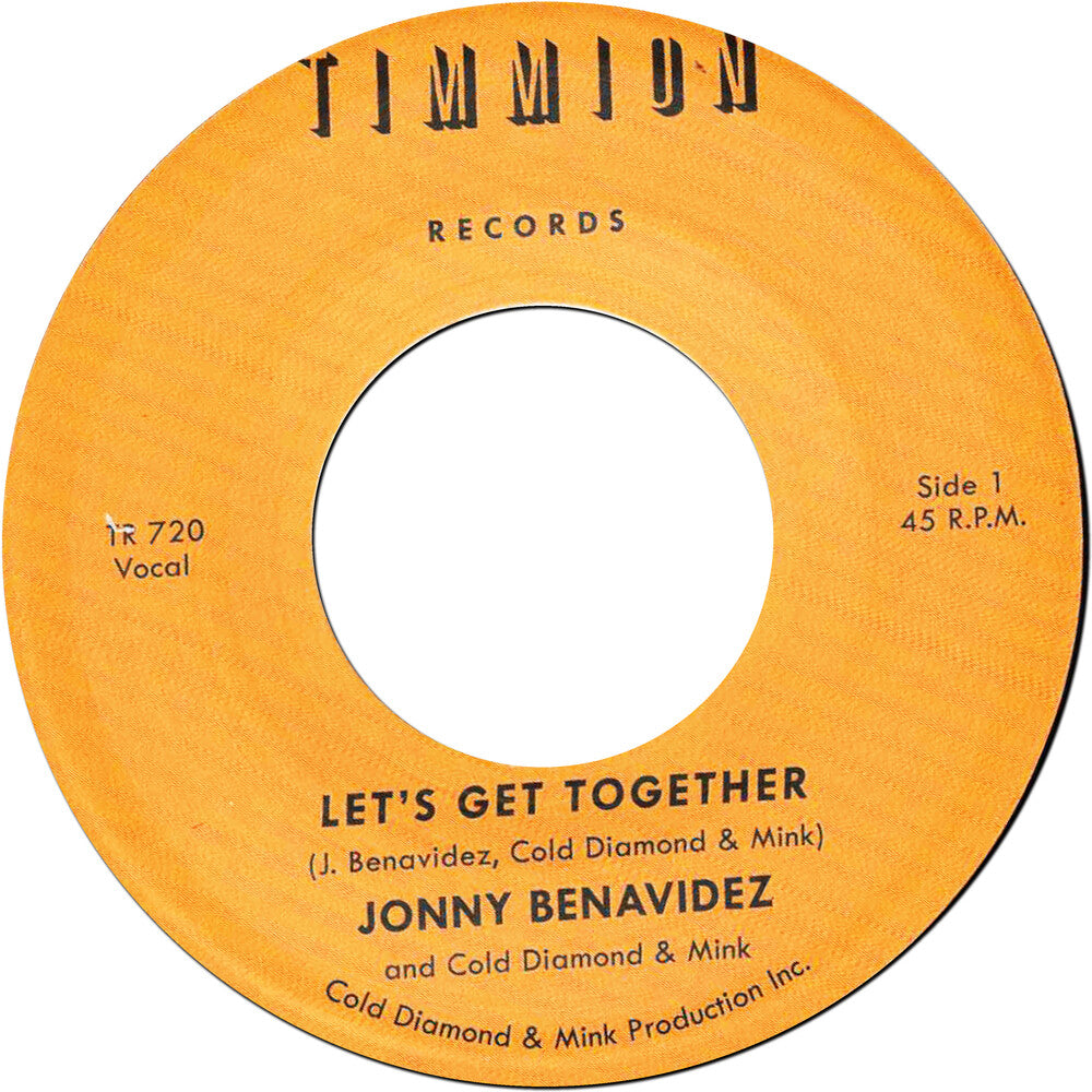 Jonny Benavidez & Cold Diamond & Mink- Let's Get Together - VINYL