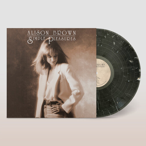 Alison Brown: Simple Pleasures (Remixed and Remastered) Black & White Swirl \ LP