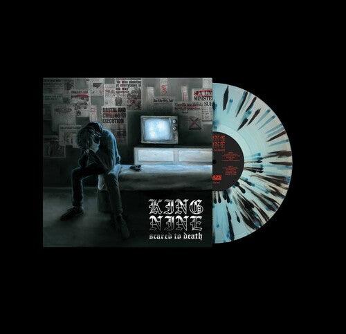 King Nine- Scared to Death (Clear Light Blue w/Blue & Black Splatter) (DAZE Records) - VINYL