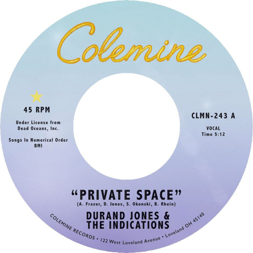 Durand Jones & The Indications- Private Space / Sea Of Love - VINYL