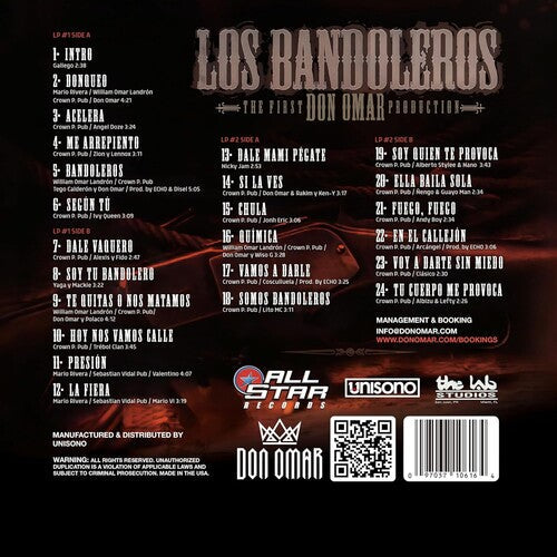 Don Omar- Los Bandeleros - VINYL