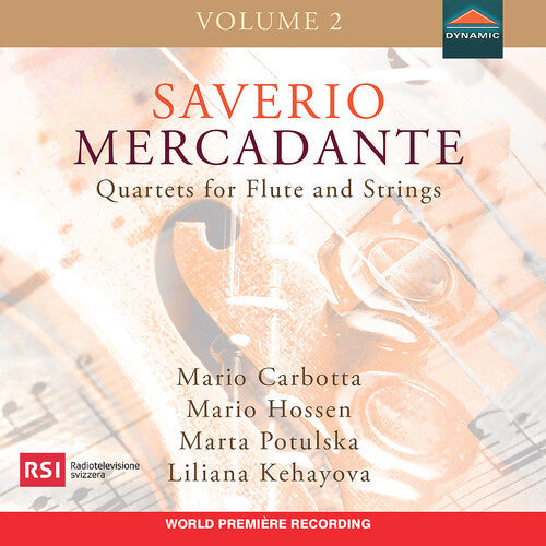 Nikolay Shugaev: Saverio Mercadante, Quartets for Flute & Strings, Vol. 2 \ CD