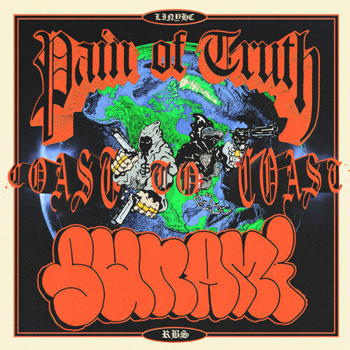 Pain of Truth / Sunami- Coast to Coast (Half Doublemint Green/Half Blue Vinyl) (DAZE Records) - VINYL