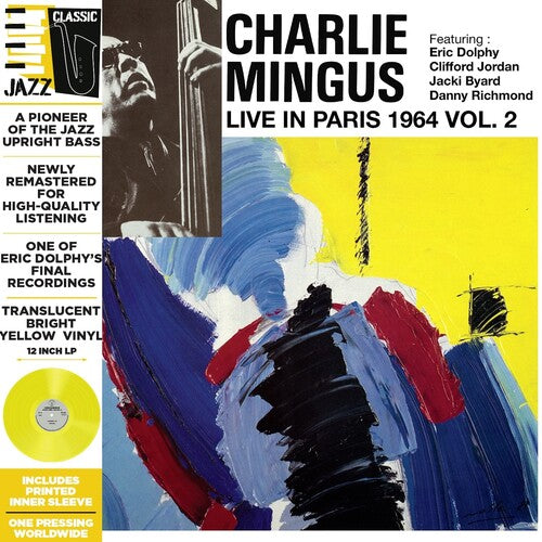 Charlie Mingus- Live in Paris, 1964 Vol. 2 - Translucent Bright Yellow - VINYL