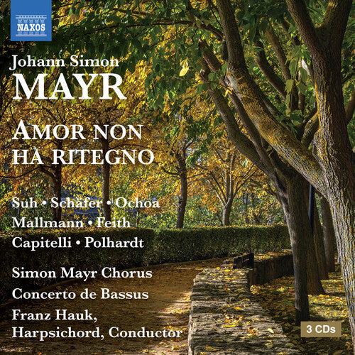 Yeree Suh: Mayr: Amor non ha ritegno \ CD