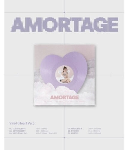 Jisoo- Amortage - Heart Version - incl. Photobook, Sticker + Poster - VINYL