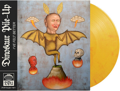 Dinosaur Pile-Up- I'Ve Felt Better - Yellow Flame Marble - VINYL