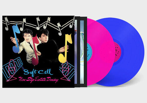 Soft Cell- Non-Stop Ecstatic Dancing - Pink & Blue Colored Vinyl - VINYL