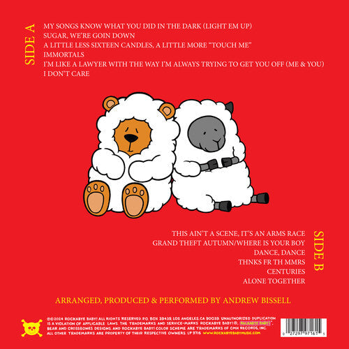 Rockabye Baby!- Lullaby Renditions Of Fall Out Boy - VINYL