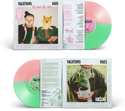 Vacations- Days/Vibes - Pink/Green Vinyl - VINYL