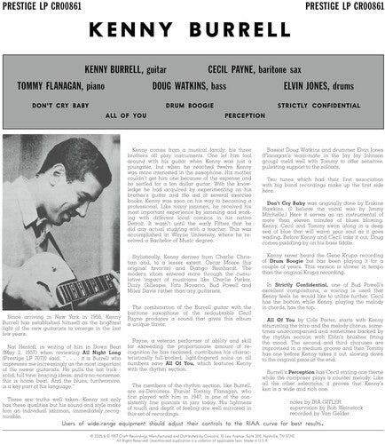 Kenny Burrell- Kenny Burrell (Original Jazz Classics Series) - VINYL