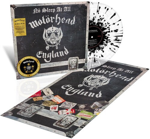 Motorhead- No Sleep At All (Clear w/ Black & White Splatter Vinyl) - VINYL
