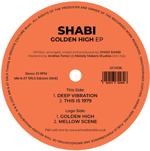 Shabi: Golden High - 12-INCH SINGLE