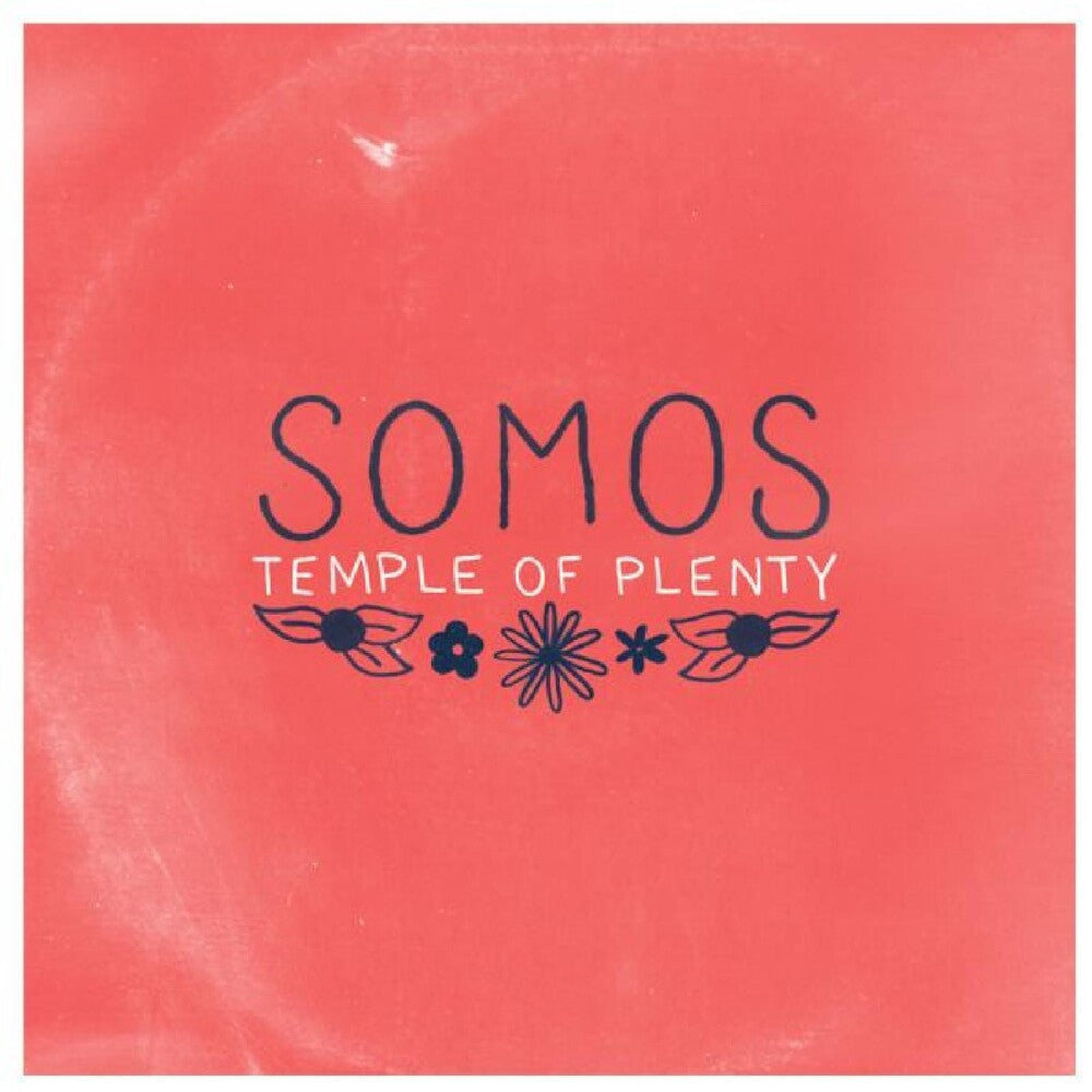 Somos- Temple Of Plenty - Red & Sea Glass Blue Splash - VINYL
