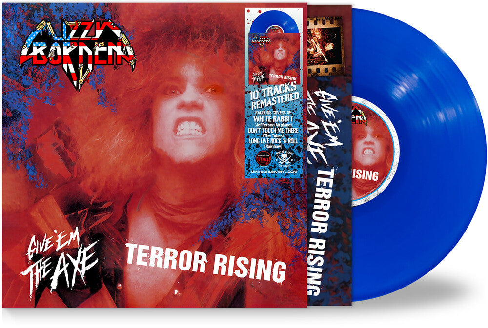 Lizzy Borden- Give 'em The Axe & Terror Rising - Blue (Blue) - VINYL