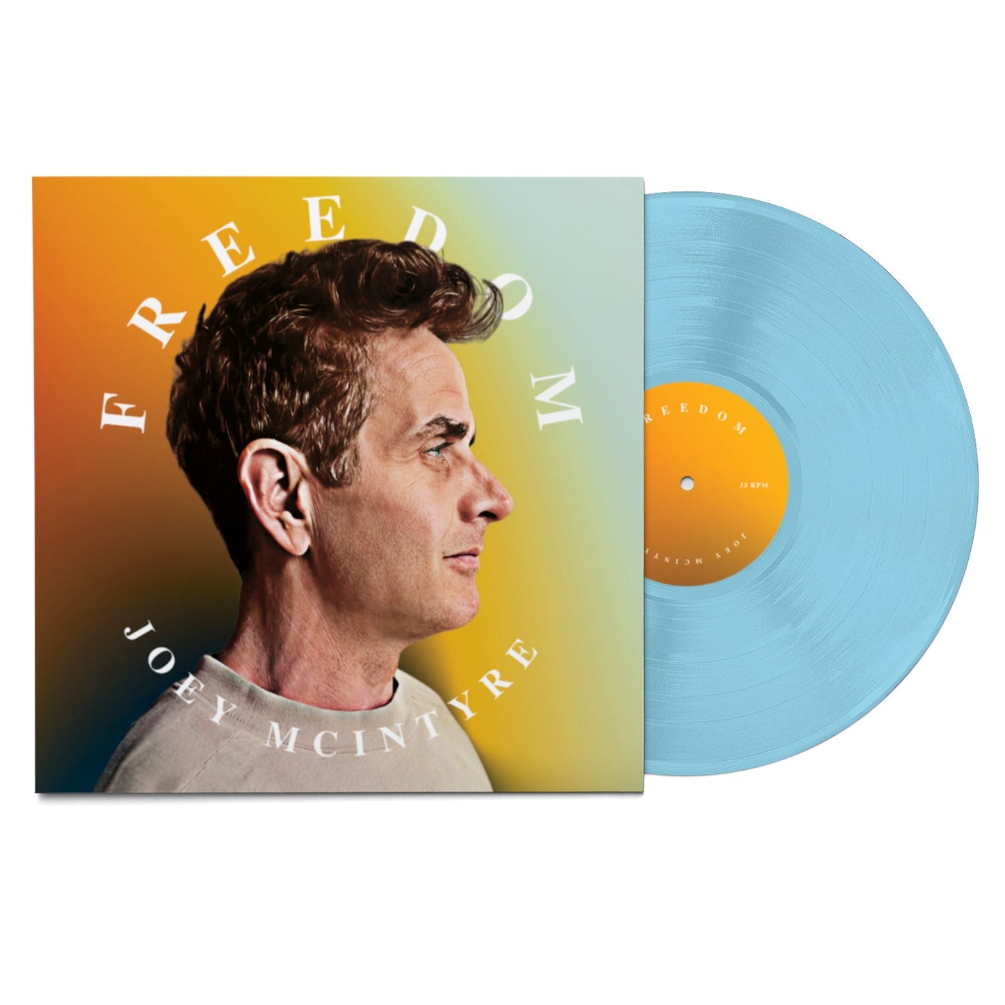 Joey McIntyre- Freedom (Baby Blue Vinyl) - VINYL