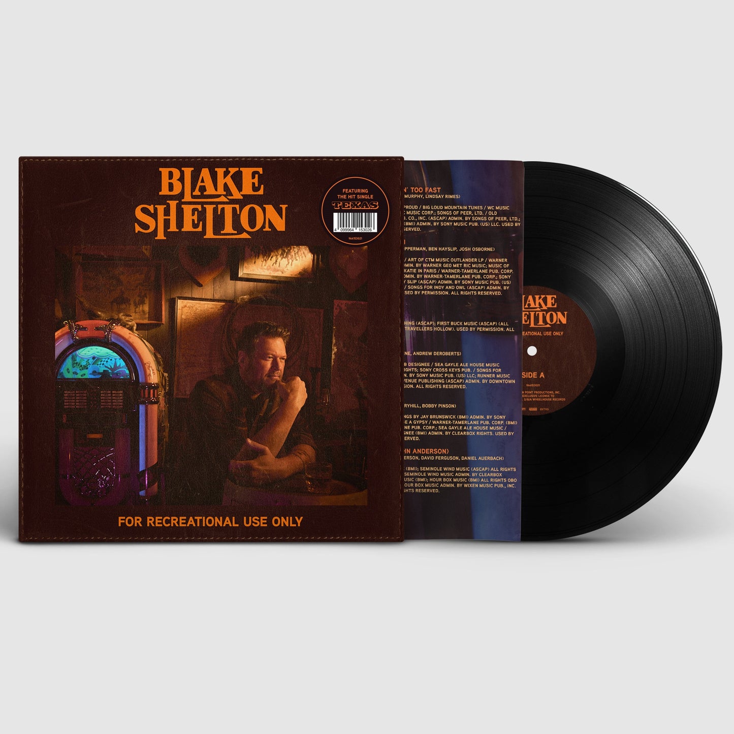 Blake Shelton- For Recreational Use Only - VINYL