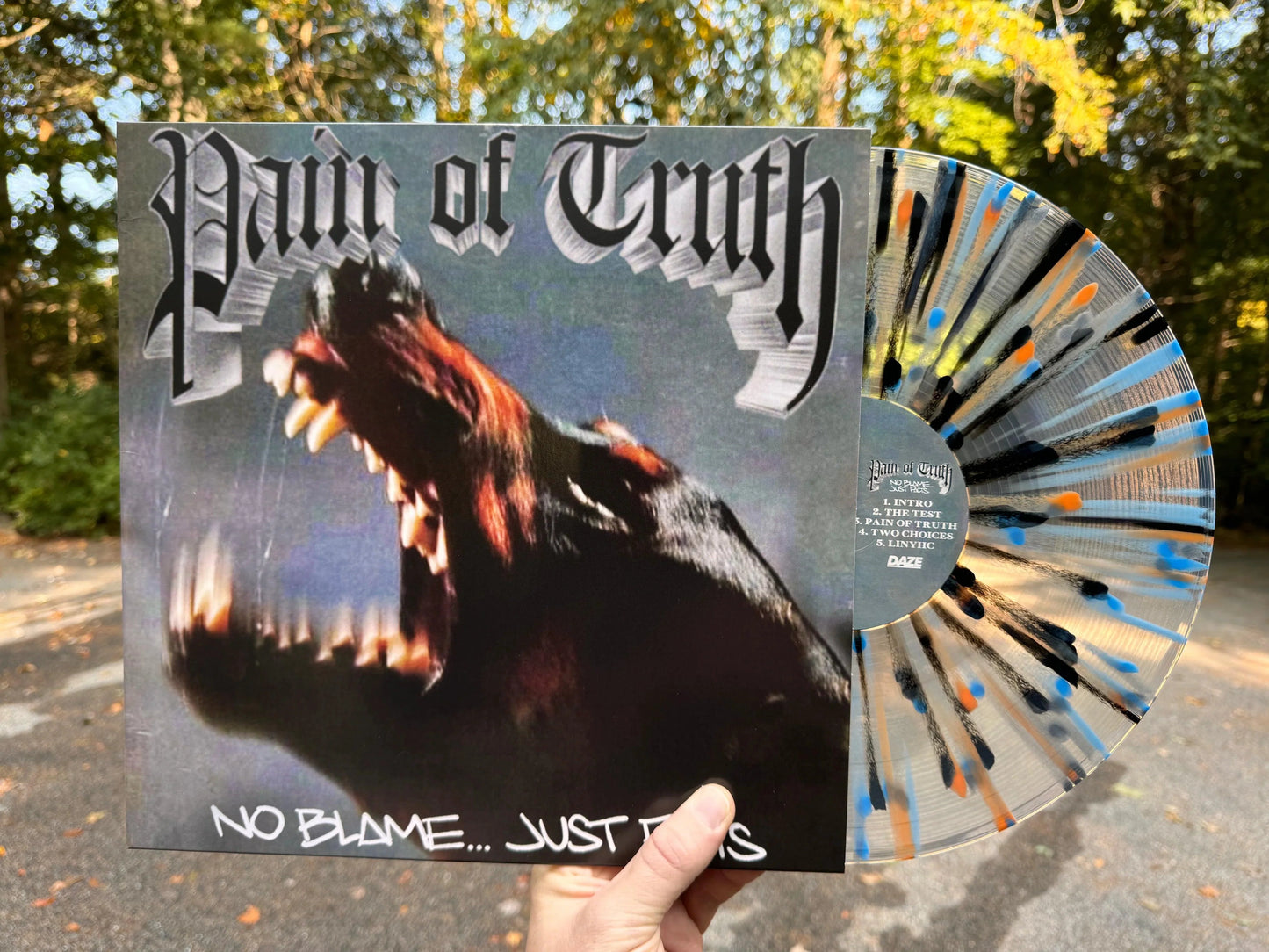 Pain of Truth- No Blame... Just Facts (Knicks/Mets Splatter) (DAZE Records) - VINYL