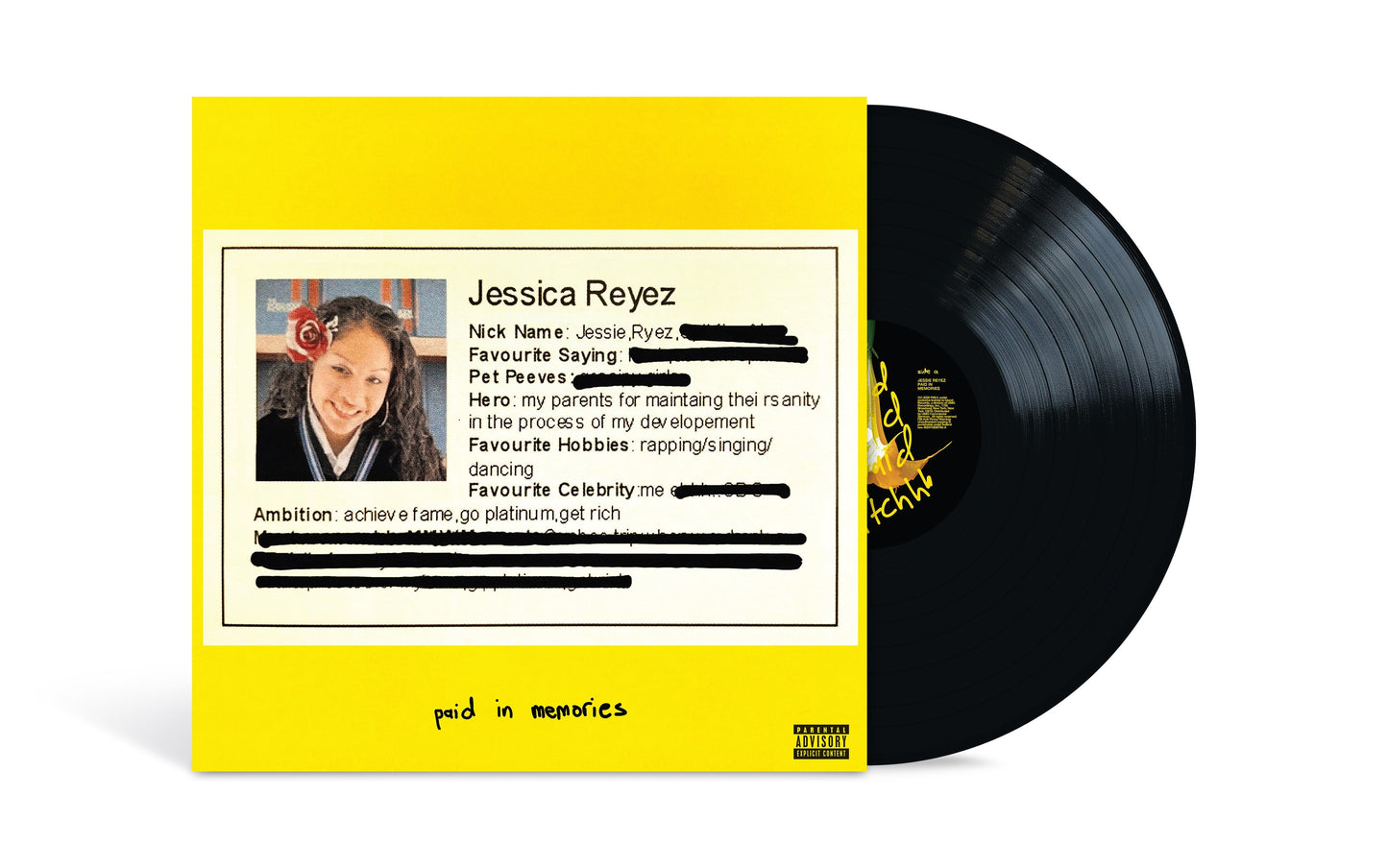 Jessie Reyez- PAID IN MEMORIES - VINYL