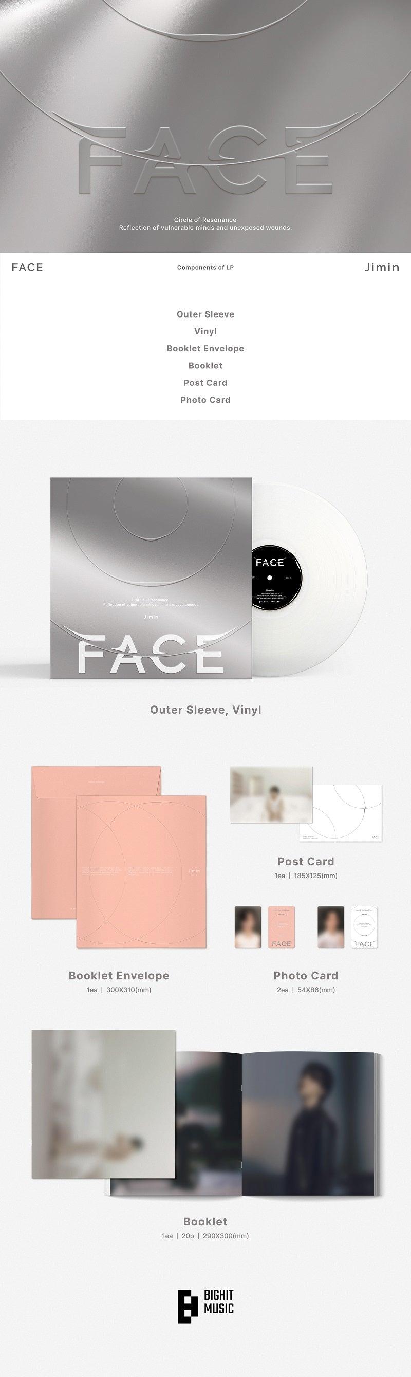 Jimin (BTS)- FACE - VINYL