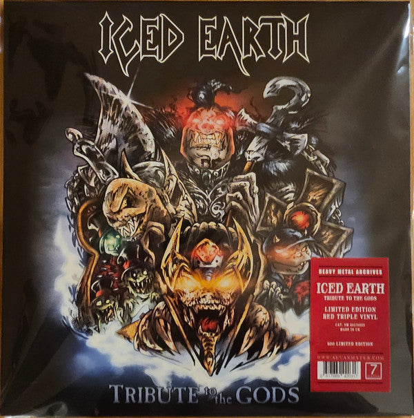 Iced Earth- Tribute To The Gods - Red Vinyl - VINYL