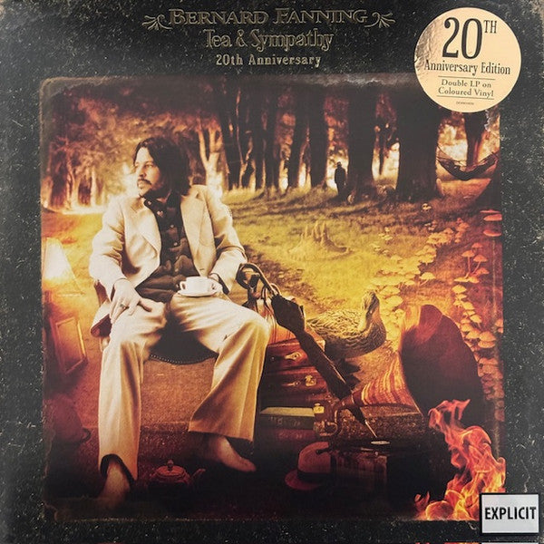 Bernard Fanning- Tea & Sympathy: 20th Anniversary - Transparent Brew-Toned Colored Vinyl - VINYL